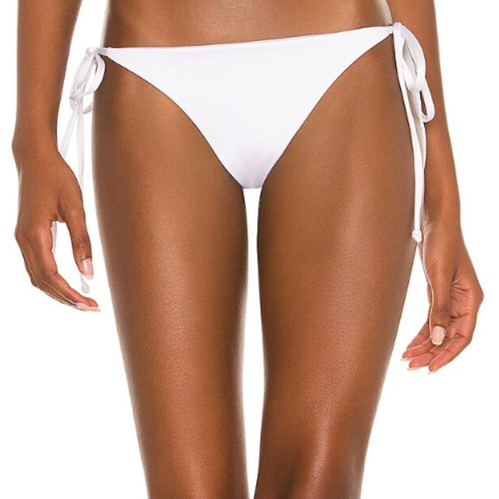 Joues de Sable X REVOLVE Alexa Bikini Bottom in Pearl White NWT Size XS - Picture 2 of 6
